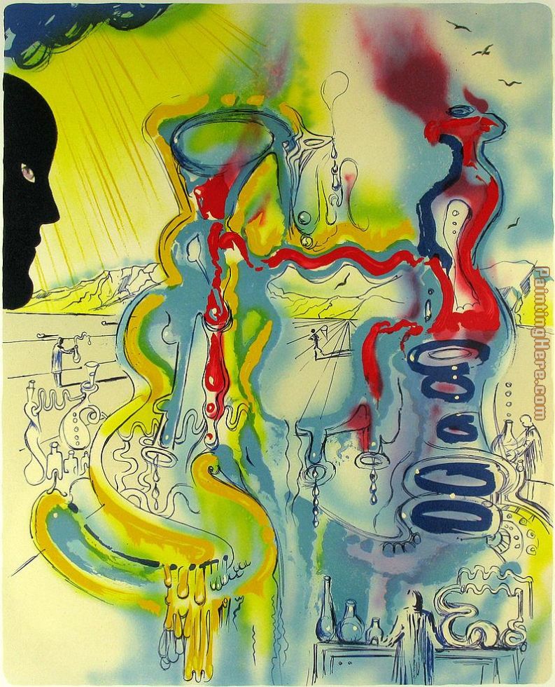 The Chemist painting - Salvador Dali The Chemist art painting